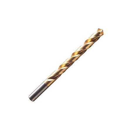 Champion Cutting Tool 17/64in - 700T Jobber Drills, HSS w/ Titanium Nitride Coating, Straight Shank, 135 deg Split, 12PK CHA 700T-17/64